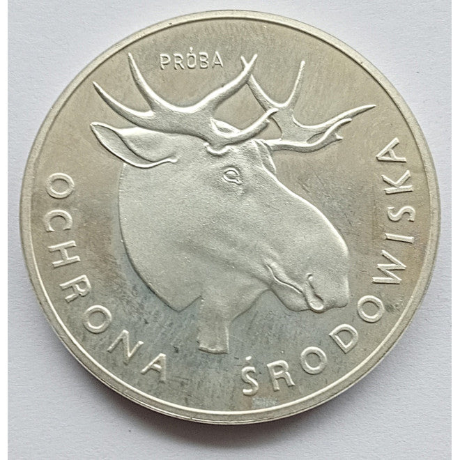 100 Złotych 1978 Ochrona środowiska - Łoś /Próba/