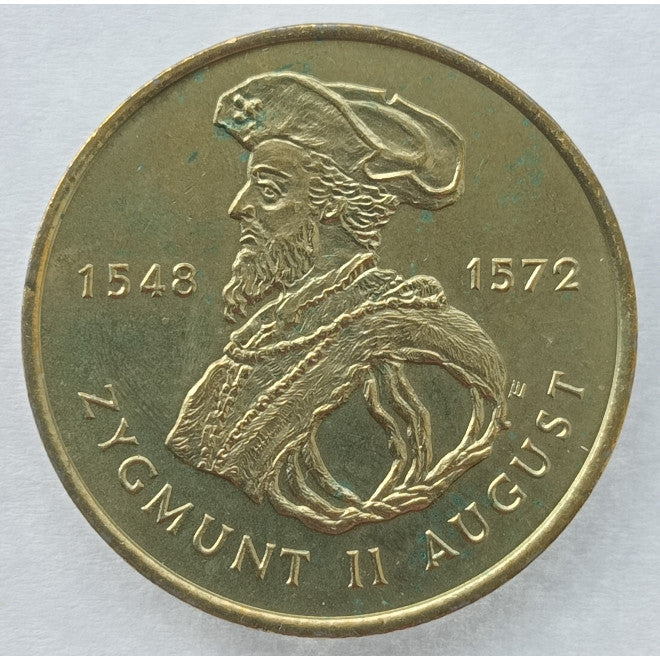 2 zł 1996 - Poczet królów i książąt polskich: Zygmunt II August (1548 - 1572)