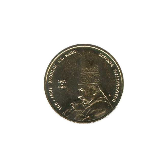 2 zł 2001 - 100. rocznica urodzin Księdza Kardynała Stefana Wyszyńskiego