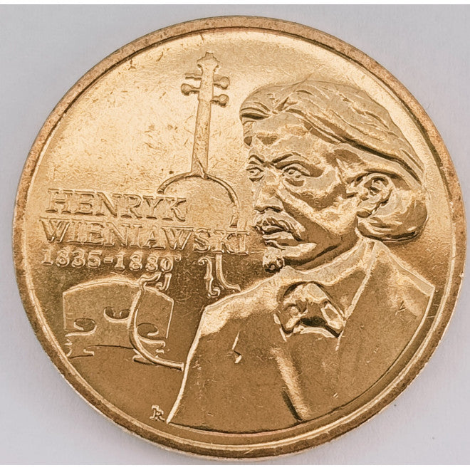 2 zł 2001 - XII Międzynarodowy Konkurs im. Henryka Wieniawskiego