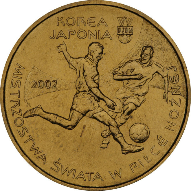 2 zł 2002 - Mistrzostwa Świata w Piłce Nożnej 2002 Korea/Japonia