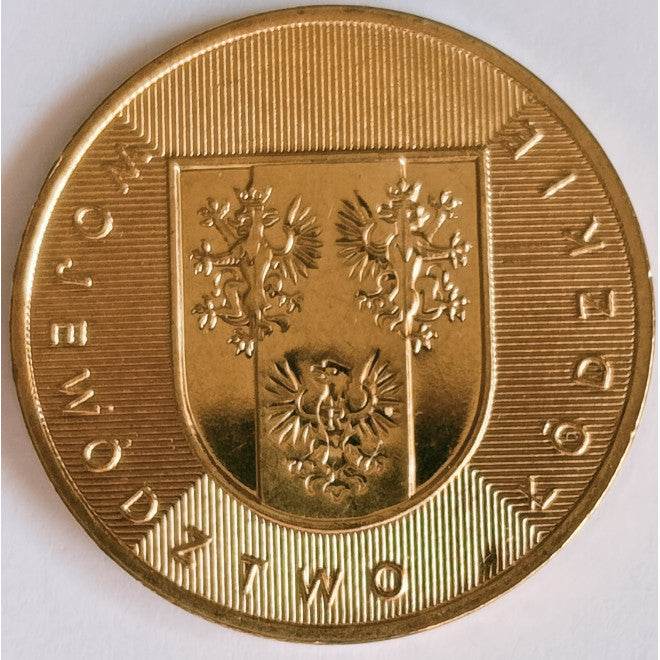 2 zł 2004 - Herby Województw: łódzkie