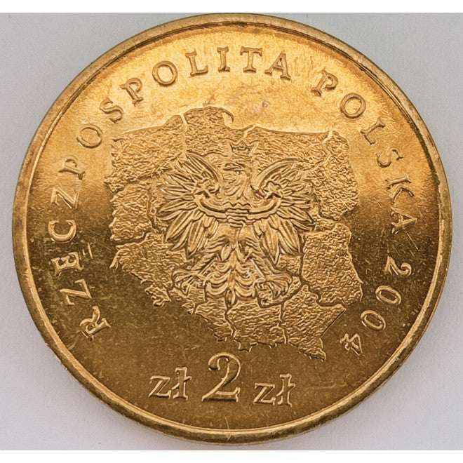 2 zł 2004 - Herby Województw: lubuskie