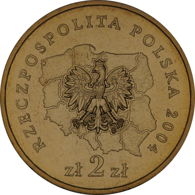 2 zł 2004 - Herby Województw: opolskie