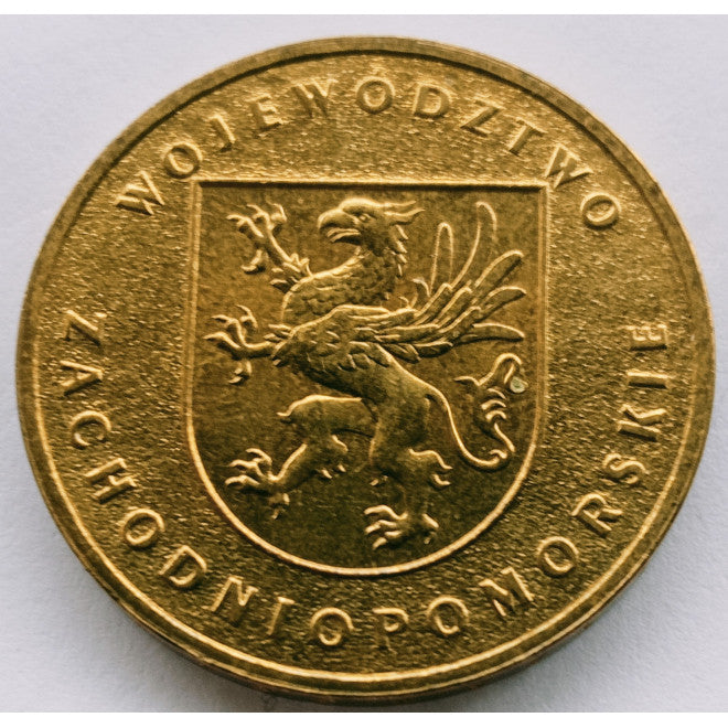2 zł 2005 - Herby Województw: zachodniopomorskie