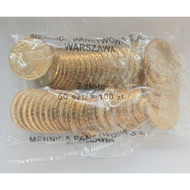 2 zł 2005 - Zwierzęta świata: Puchacz (woreczek 50 szt.)