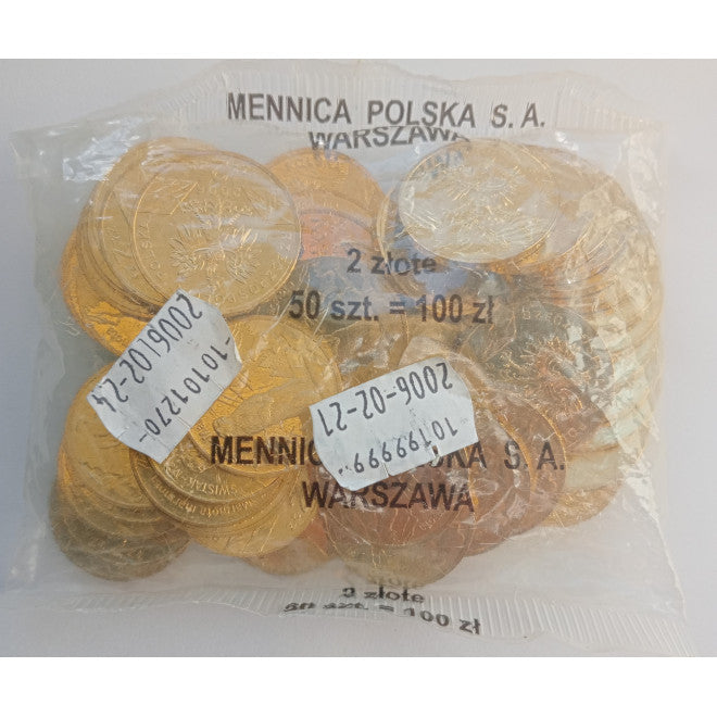 2 zł 2006 - Zwierzęta świata: Świstak (woreczek 50 szt.)