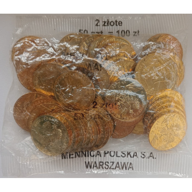 2 zł 2007 - Zwierzęta świata: Foka szara (woreczek 50 szt.)