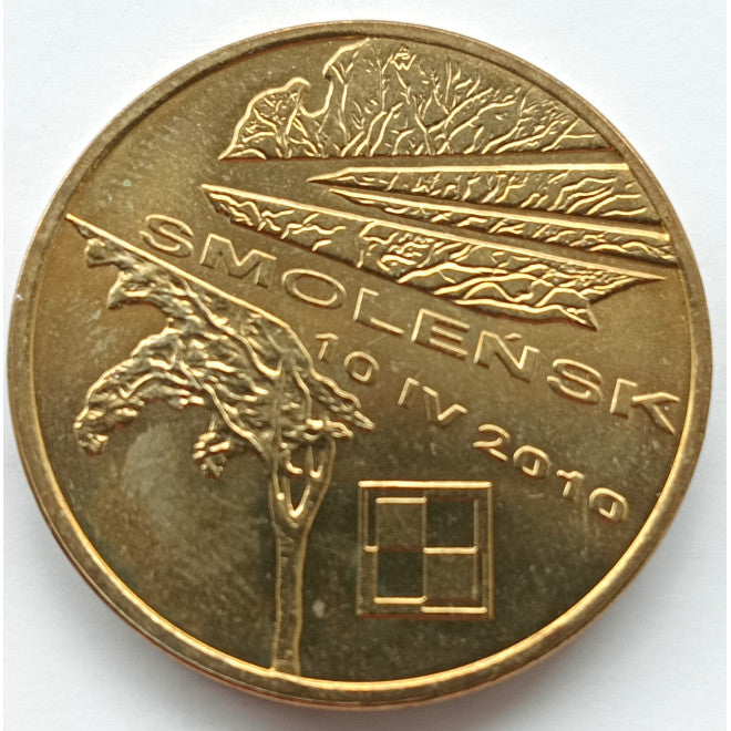 2 zł 2011 - Smoleńsk - pamięci ofiar 10.04.2010 r.