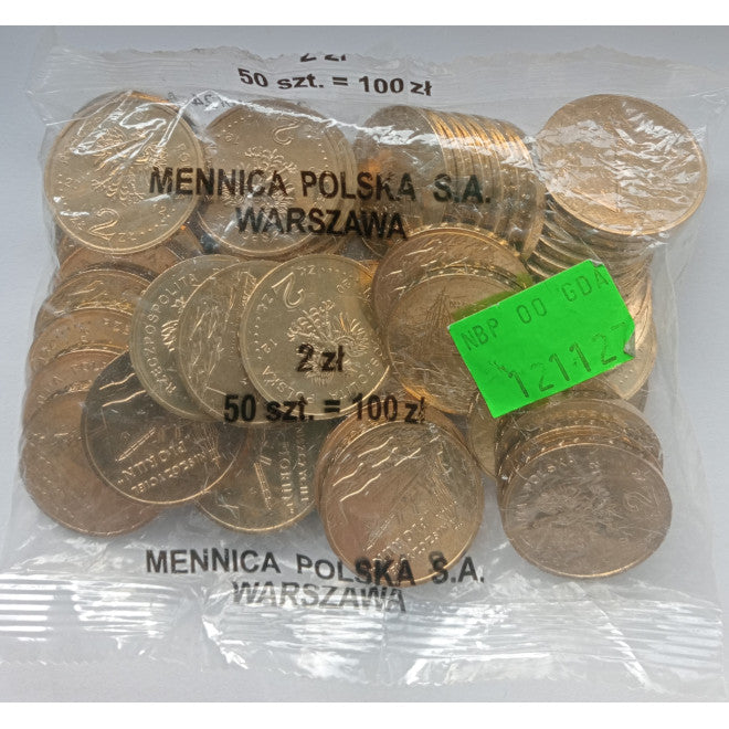 2 zł 2012 - Polskie okręty: Niszczyciel „Piorun” Oryginalne opakowanie zawierające (50 sztuk monet)