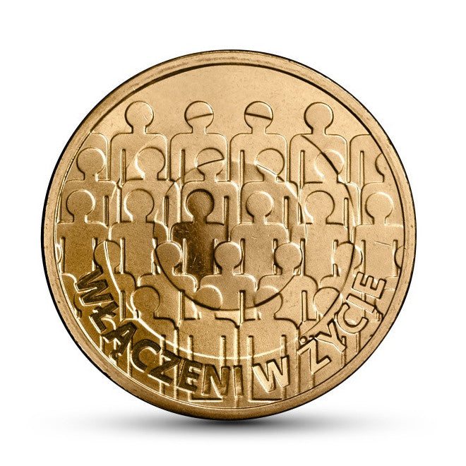 2 zł 2013 - 50-lecie działalności Polskiego Stowarzyszenia na Rzecz Osób z Upośledzeniem Umysłowym