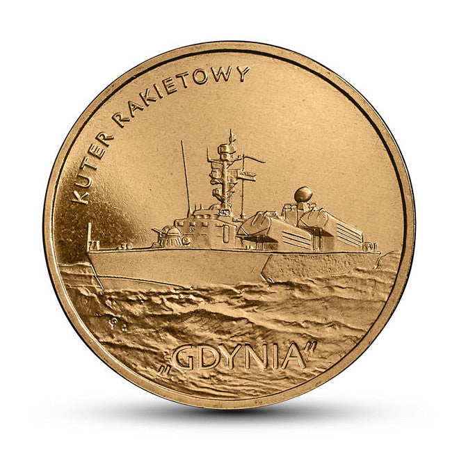 2 zł 2013 - Polskie okręty: Kuter rakietowy „Gdynia”
