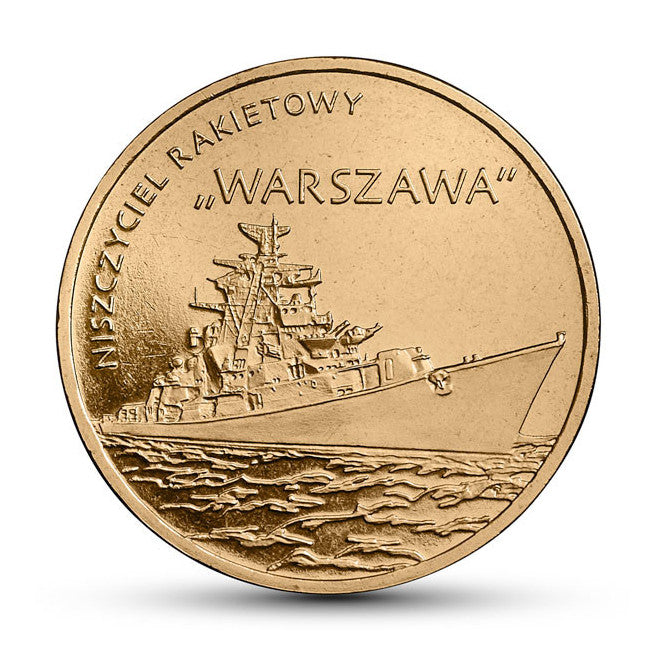 2 zł 2013 - Polskie okręty: Niszczyciel rakietowy „Warszawa”