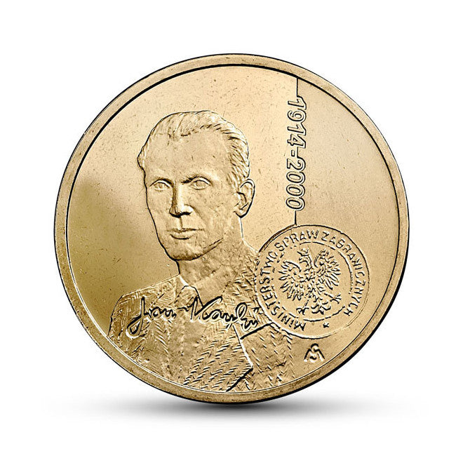 2 zł 2014 - 100. rocznica urodzin Jana Karskiego