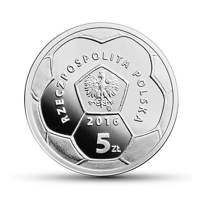 5 zł 2016 - Polskie Kluby Piłkarskie – Legia Warszawa