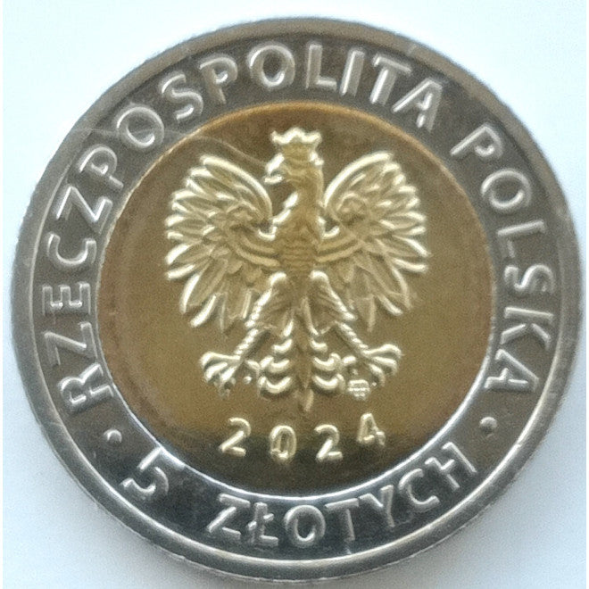 5 zł 2024 Opactwo Benedyktynów w Tyńcu