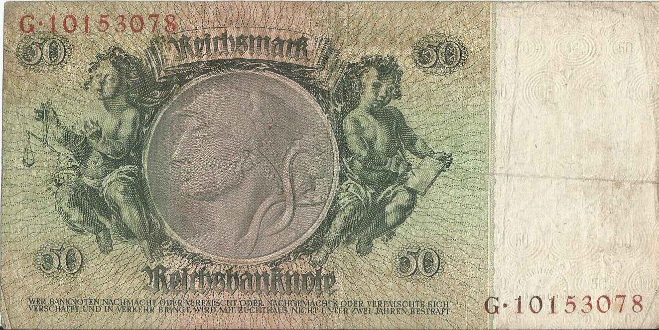 50 marek 1933, G 10153078, stan 3