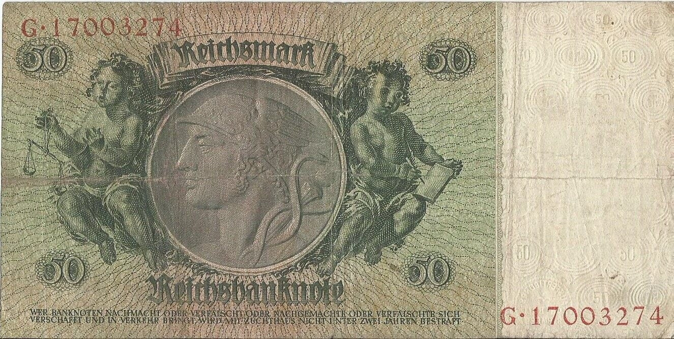 50 marek 1933, G 17003274, stan 3