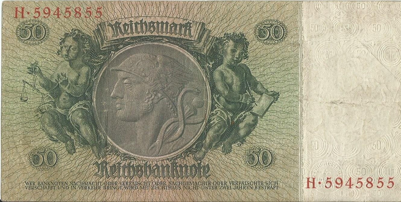 50 marek 1933, H 5945855, stan 3-