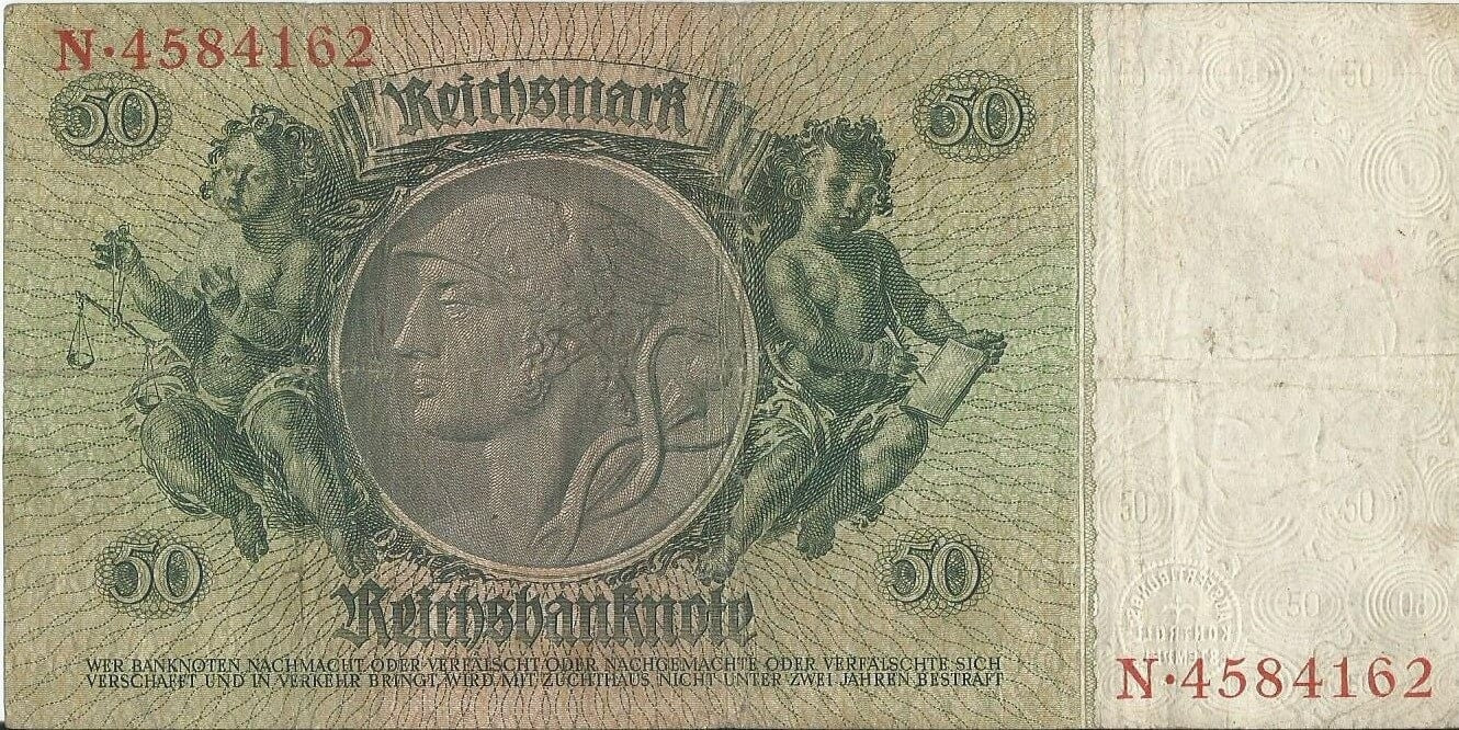 50 marek 1933, N 4584162, stan 3-