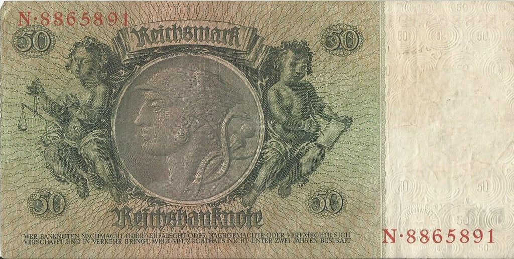 50 marek 1933, N 8865891,  stan 3