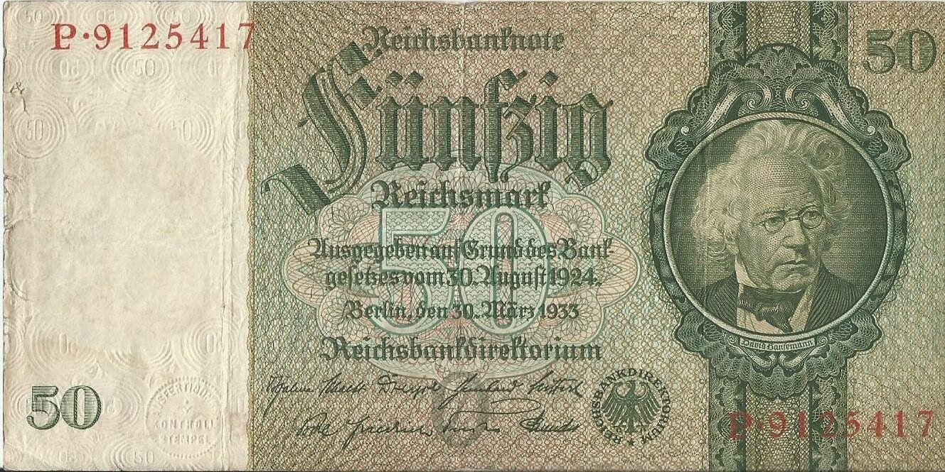 50 marek 1933, P 9125417, stan 3