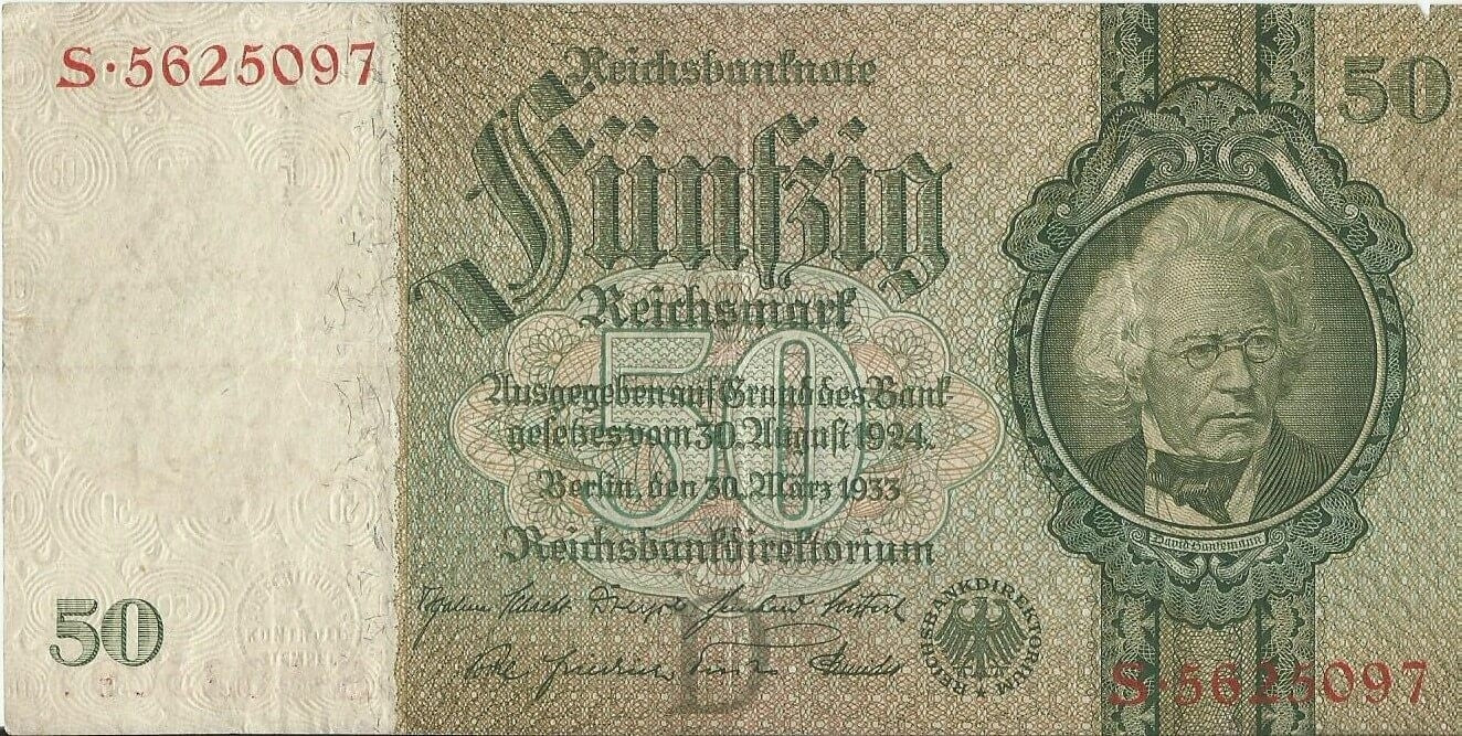 50 marek 1933, S 5625097, stan 3