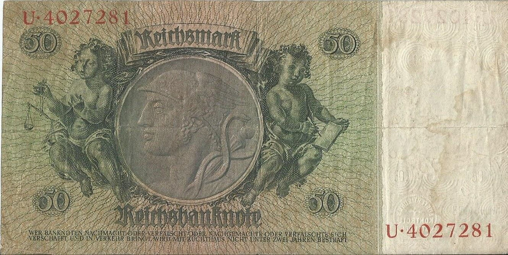 50 marek 1933, U 4027281, stan 3-