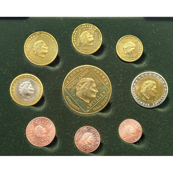 Holandia zestaw euro i eurocent (wzór) 2004