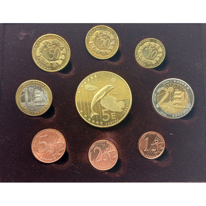 Malta zestaw euro i eurocent (wzór) 2004