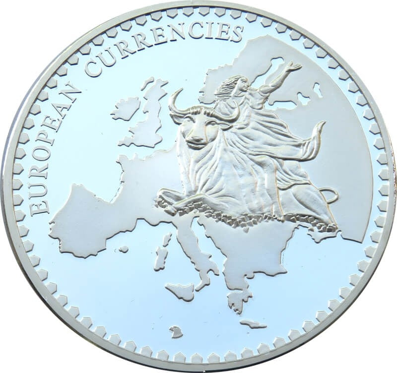 Medal okolicznościowy European currencies Polska Pałac w Łazienkach