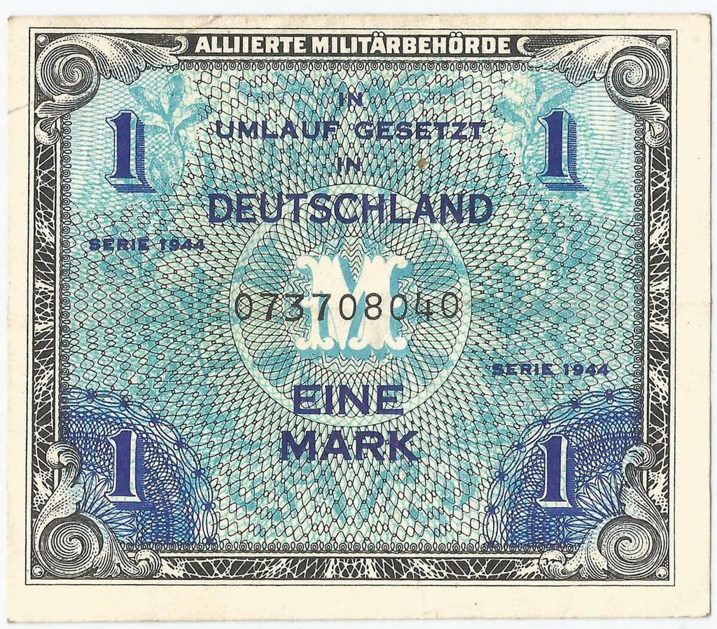 Niemcy, okupacja, EINE MARK 1944, 1 marka, st. 3