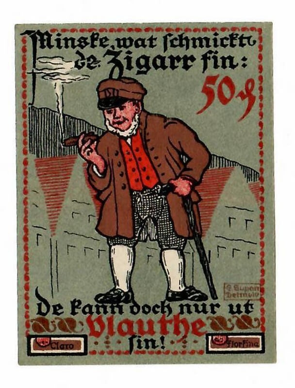 Notgeld 50 fenigów, Vlotho