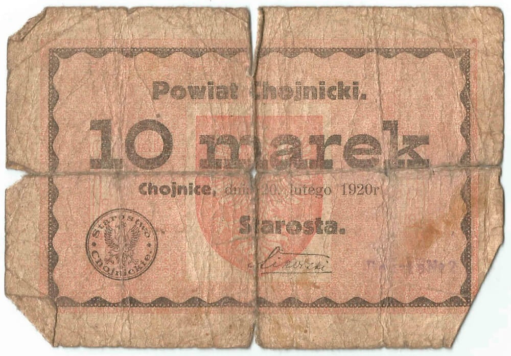Powiat Chojnicki, Chojnice, 10 marek 1920, stan 5-