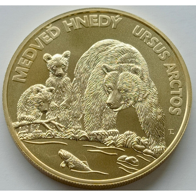 Słowacja 5 euro 2023 Niedźwiedź brunatny