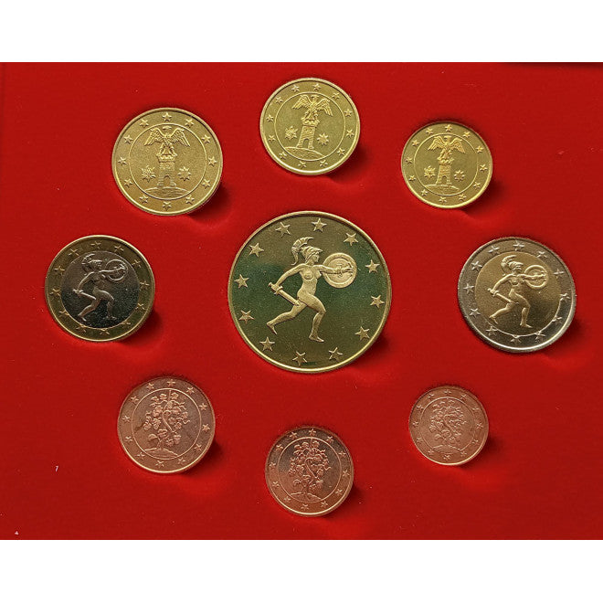 Wyspa Man zestaw euro i eurocent (wzór) 2004